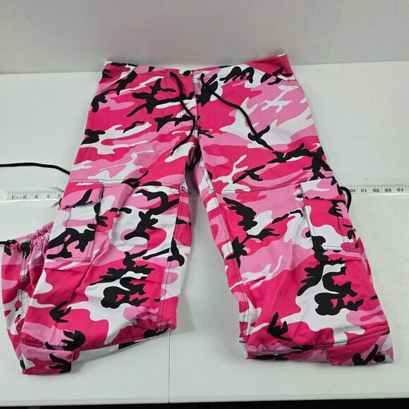RothCO Camo digital tactical pink pants womens‎ size M cargo 4919 - Picture 1 of 12